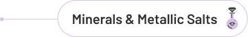 Minerals & Metallic Salts